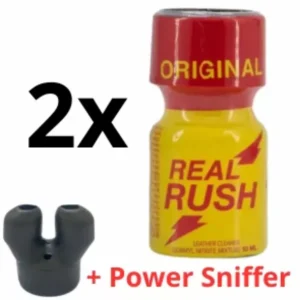 Poppers Rush Original 2x + gratis Power Sniffer – akcija
