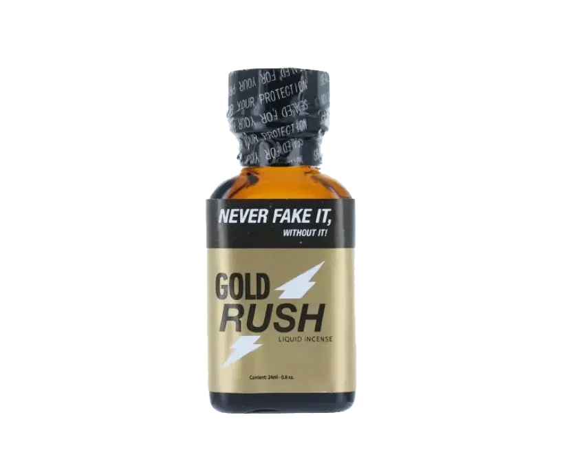 Poppers Gold Rush 24ml – snažna aroma u zlatnom pakovanju